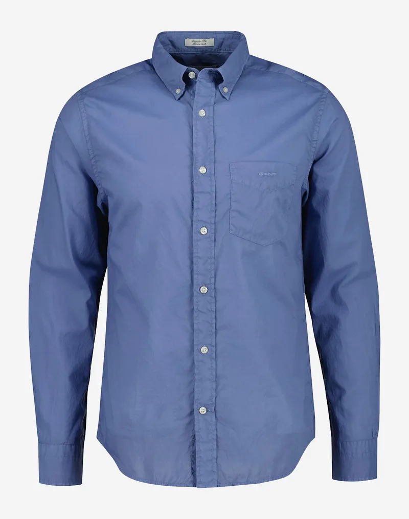 GANT ΠΟΥΚΑΜΙΣΟ ΜΜ REG GMNT DYED COTTON VOILE SHIRT 3G3260065-430 Blue