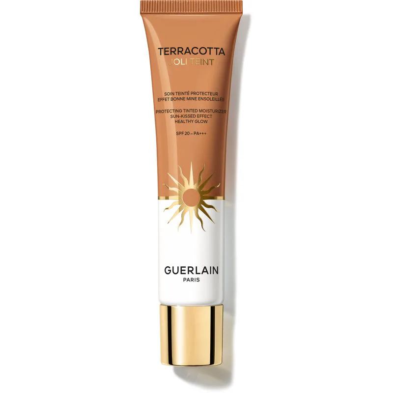 GUERLAIN Terracotta Joli Teint Protecting Tinted Moisturizer λαμπρυντικό μεικ απ για φυσική εμφάνιση SPF 20 απόχρωση 40 Amber 30 ml