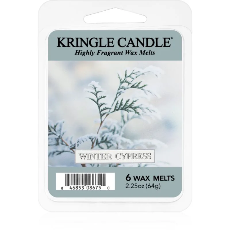 Kringle Candle Winter Cypress κερί για αρωματική λάμπα 64 γρ