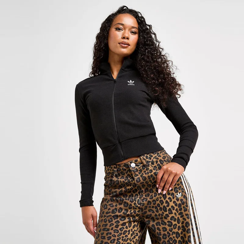 adidas Originals W Essentials Ribbed Full-Zip Trac (9000264571_1469)