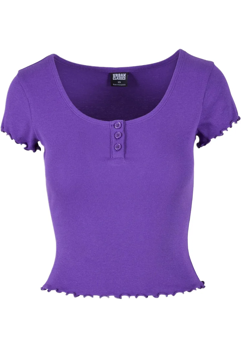 Γυναικείο T-shirt Rib Babylock TB6054 Urban Classics Realviolet