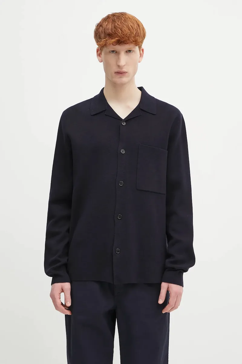 Μάλλινη ζακέτα Norse Projects Nicolai Merino Cotton Milano Jacket