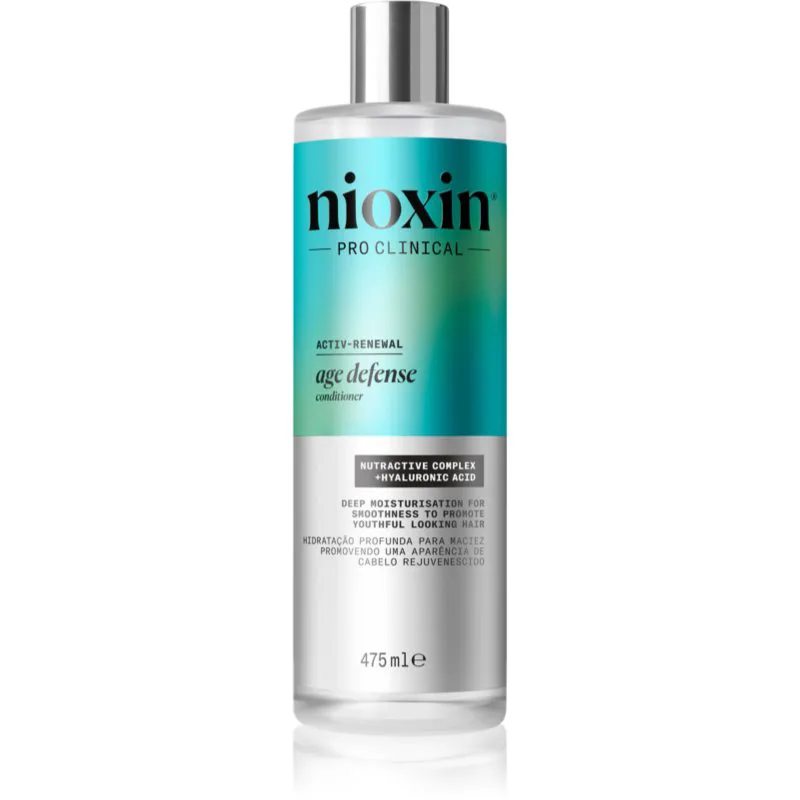 Nioxin Age defense Conditioner ενυδατικό μαλακτικό ενάντια στη γήρανση για όλους τους τύπους μαλλιών 475 ml