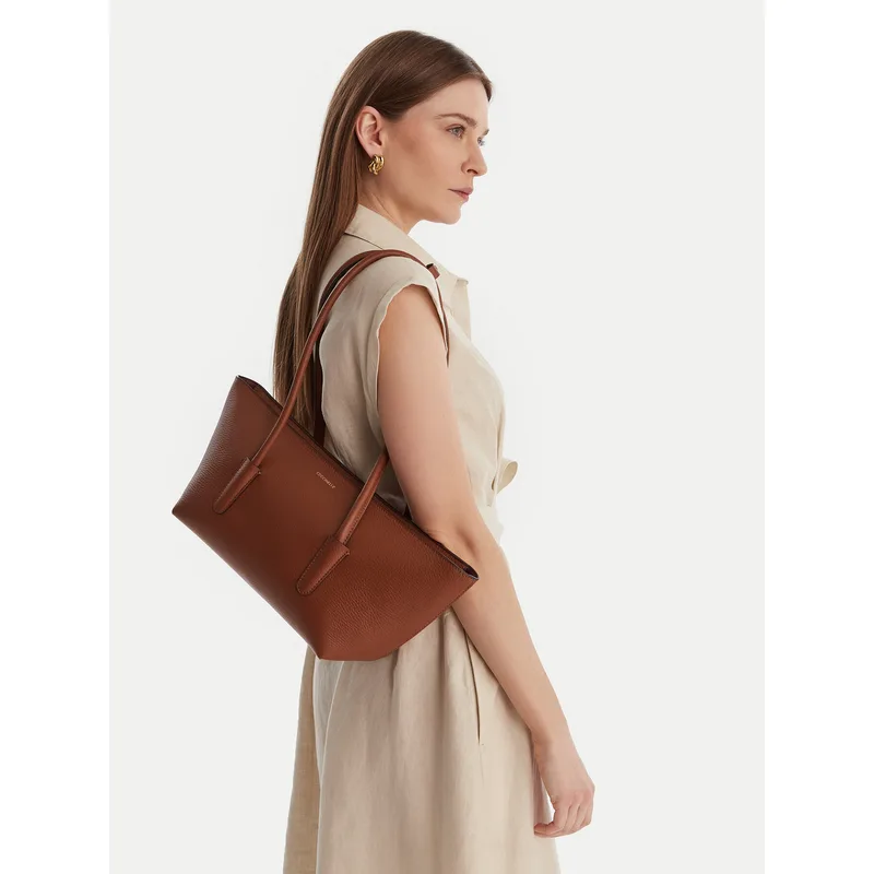 Τσάντα Coccinelle T8A Coccinelle Double Beat E1 T8A 11 03 01 Καφέ