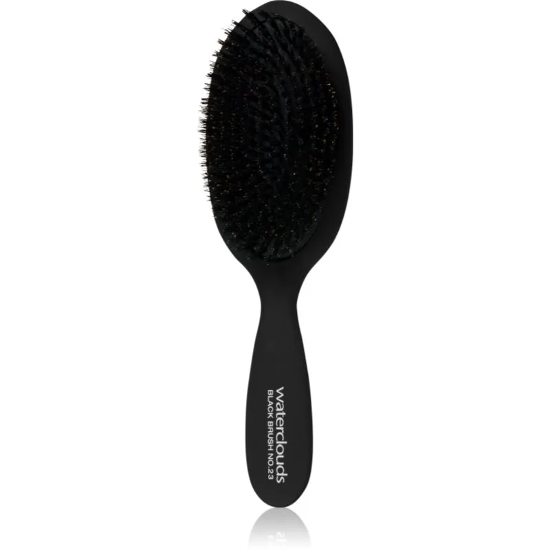Waterclouds Black Brush Äkta Oval βούρτσα για τα μαλλιά 1 τμχ