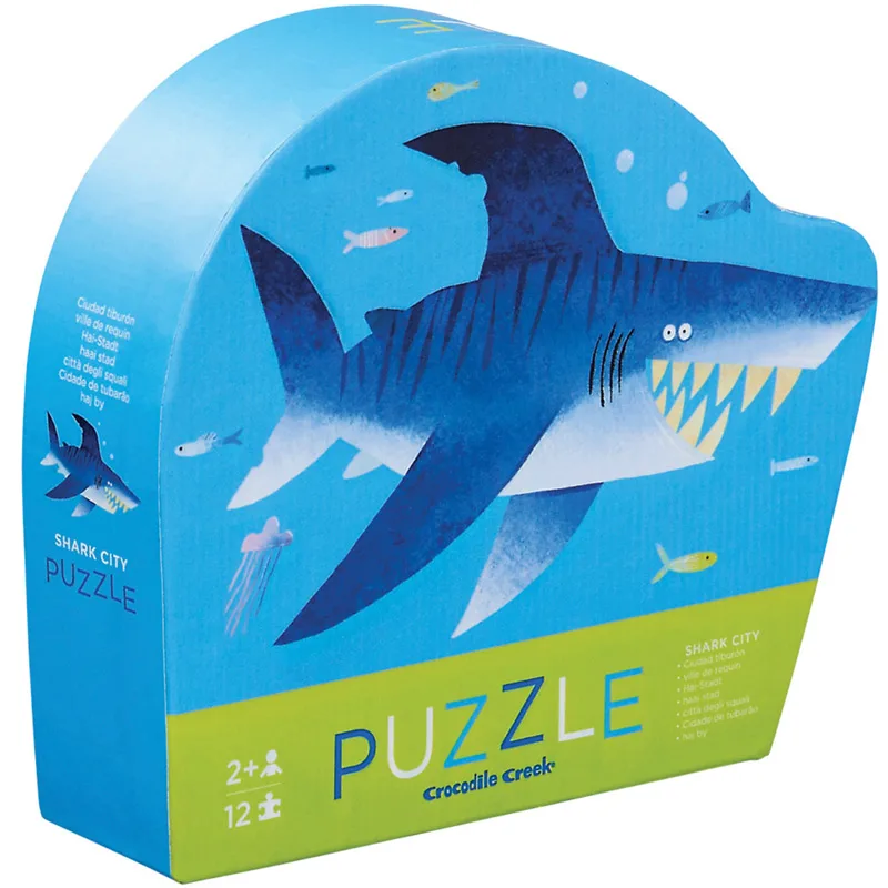 Παζλ Crocodile Creek 3841182 Shark City 12pcs