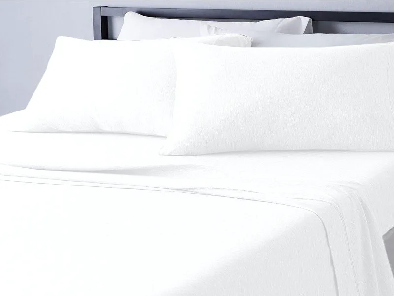 Σετ Μαξιλαροθήκες Λευκό 100% Cotton Γαρύφαλλο 2 Τεμαχίων 50x70