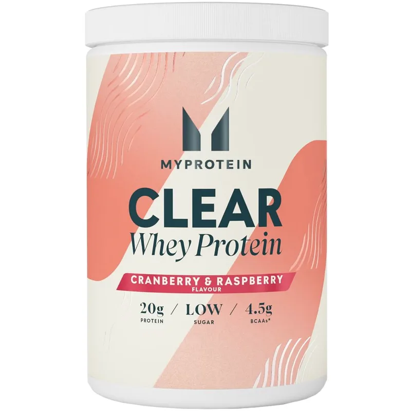 My Protein Clear Whey Protein Συμπλήρωμα Διατροφής Πρωτεΐνης Ορού Γάλακτος Υψηλής Καθαρότητας & Περιεκτικότητας σε Σκόνη για Ανάπτυξη & Συντήρηση Μυών με Γεύση Cranberry & Raspberry 500g - Cranberry & Raspberry