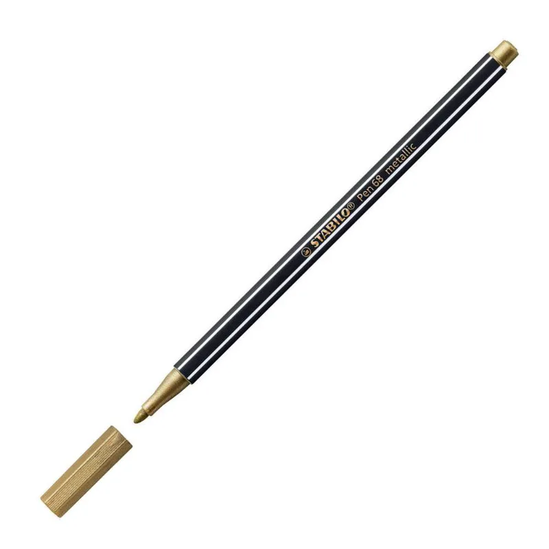 Μαρκαδοράκι STABILO METALLIC 68/810 ΧΡΥΣΟ