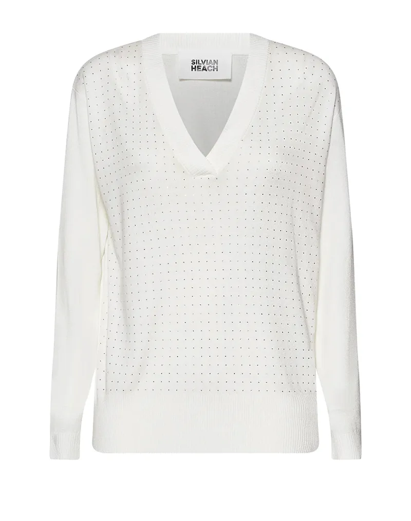 SILVIAN HEACH SWEATER ABIOHAR GPP26422MA-OFF OffWhite