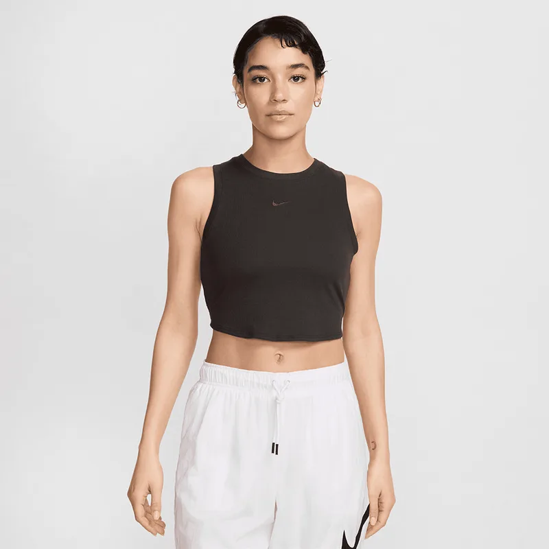 Nike Sportswear Essential Rib Crop Γυναικείο Αμάνικο T-Shirt (9000207243_54847)