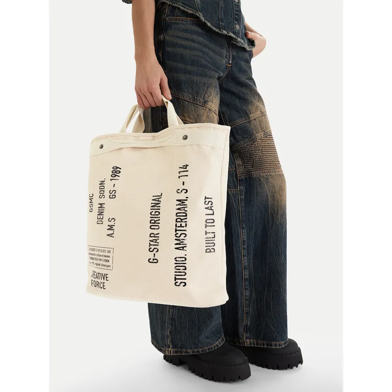 Τσάντα G-Star Raw EO-XC8537A Εκρού