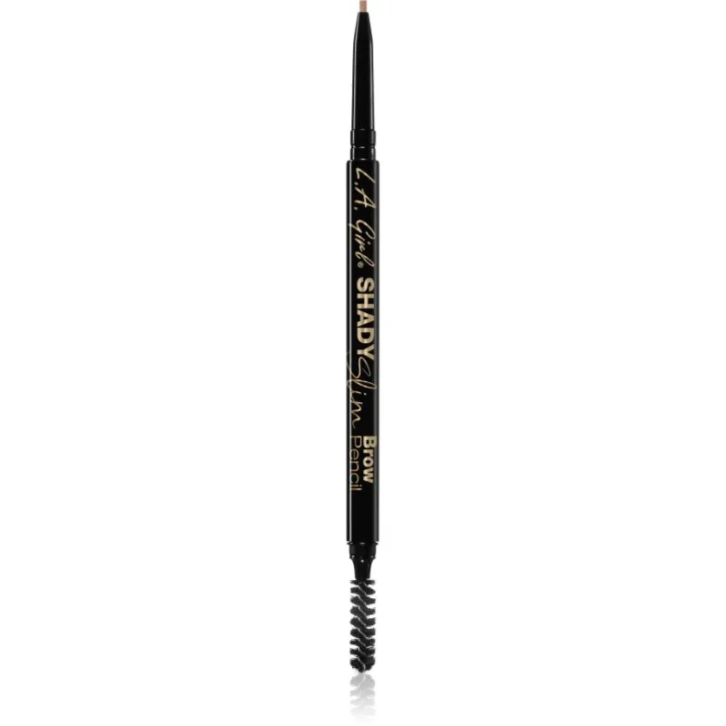 L.A. Girl Cosmetics Shady Slim αυτόματο μολύβι για τα φρύδια με βούρτσα απόχρωση Blonde 0.08 γρ