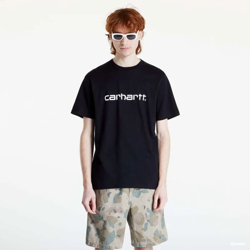 T-shirt Carhartt WIP S/S Script T-Shirt Black/ White M