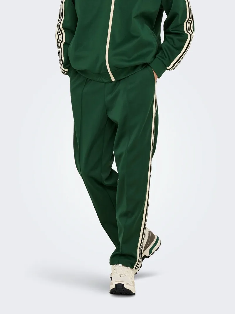 Only and Sons Riber Ανδρικό Regular Track Pants 22035172 Σκούρο Πράσινο