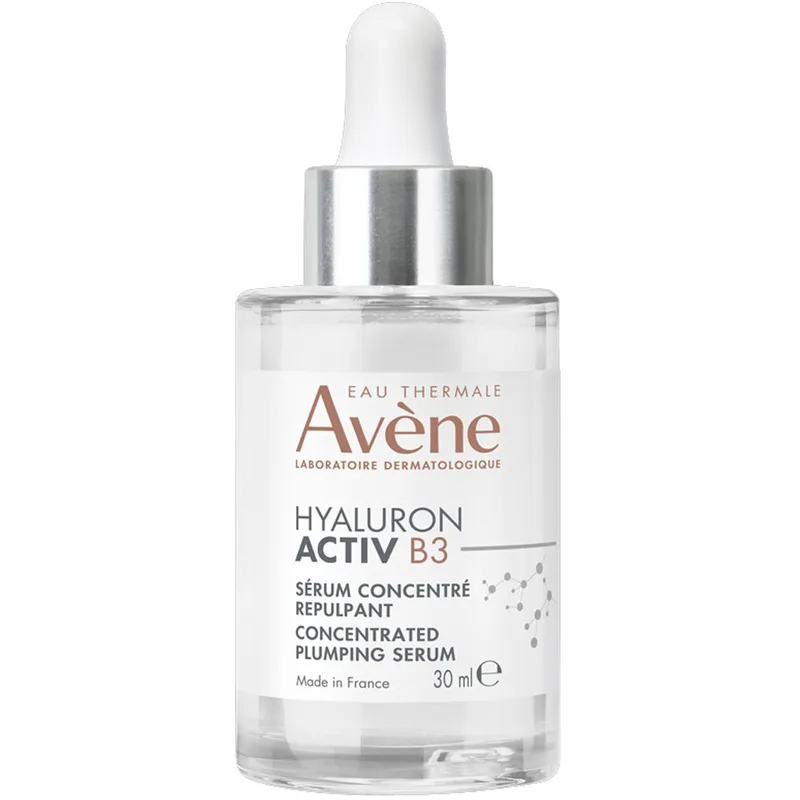 Avene Hyaluron Activ B3 Concentrated Plumping Serum Συμπυκνωμένος Ορός Προσώπου & Ματιών Υψηλής Συγκέντρωσης σε Καθαρό Υαλουρονικό Οξύ για Αντιγήρανση, Σύσφιγξη & Λείανση Ρυτίδων 30ml