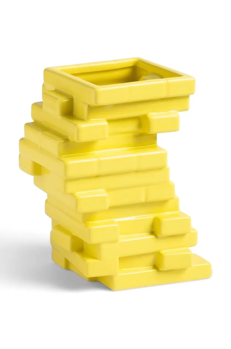 &k amsterdam Διακοσμητικό βάζο Pile Yellow