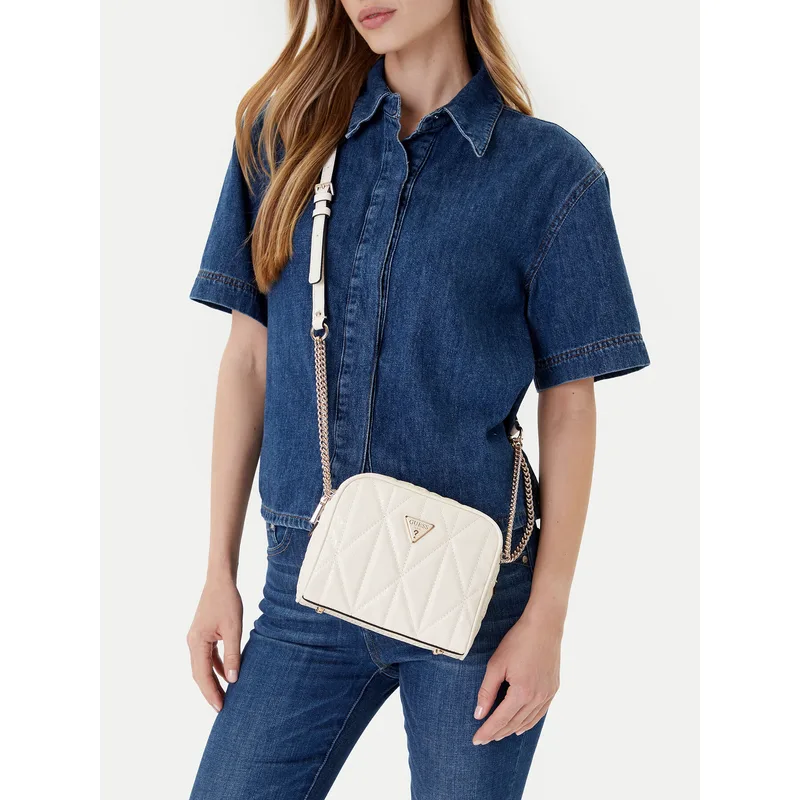 Τσάντα Guess Aldina HWGG96 63140 Λευκό