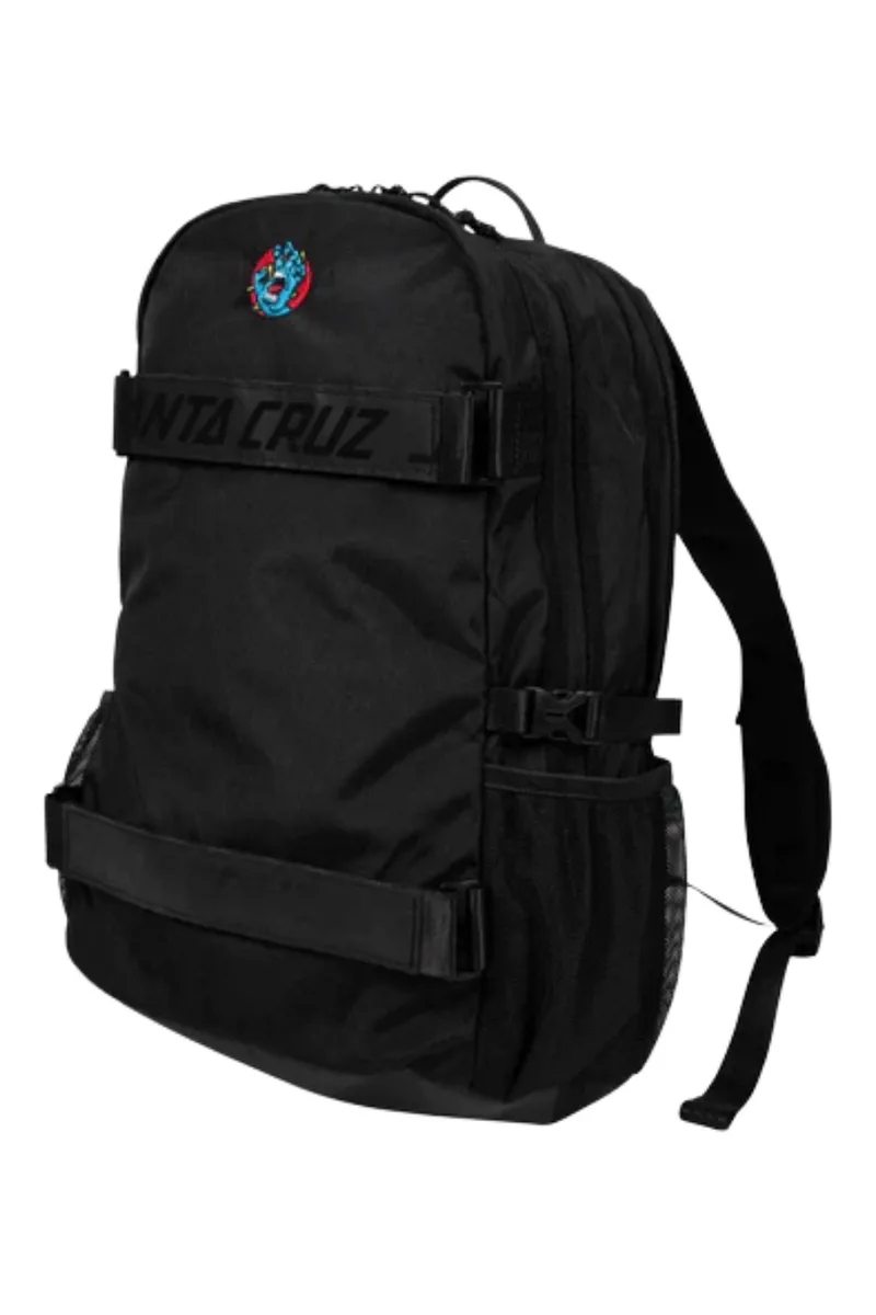 SANTA CRUZ Σακίδια πλάτης Hand Dot Emb Skatepack - Μαύρο-SCA-BAG-9505-BLACK