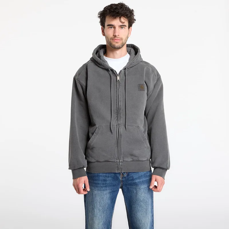 Φούτερ Carhartt WIP Hooded Vista Jacket Black Garment Dyed XL