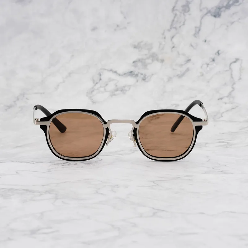 MORGAN 42EP7M - MORGAN - MATT BLACK & MATT SILVER - BROWN Sunglasses | Matt Black & Matt Silver - Brown | Matt Black & Matt Silver - Brown Shades | Explicit Poets Sunglasses