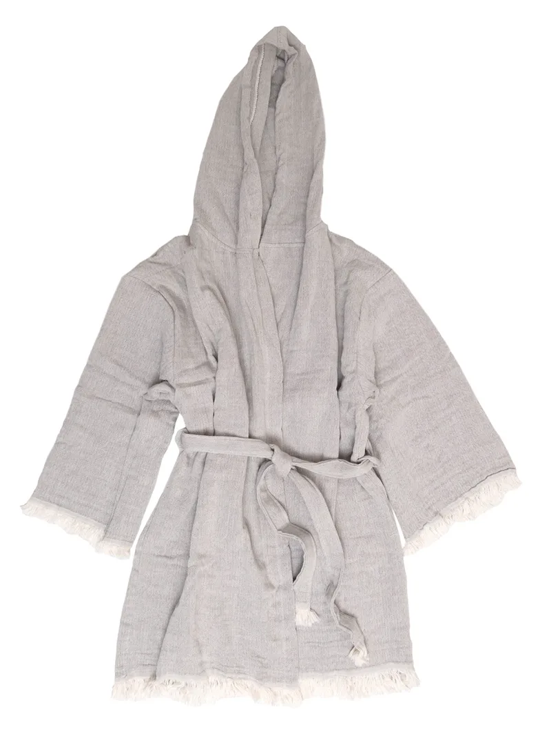 Μπουρνούζι Μουσελίνα Small/Medium Adelina 2 Grey