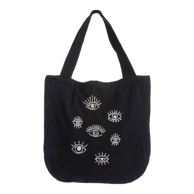 Τσάντα Θαλάσσης (45x45) Nef-Nef Homeware Eyes On Me Black