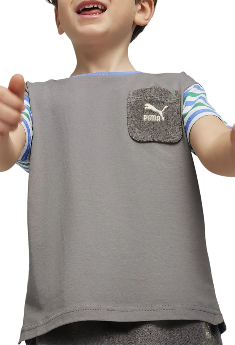 Μπλούζα Κοντομάνικη Puma Summer Camp Classics 624358-55 Unisex Παιδικό