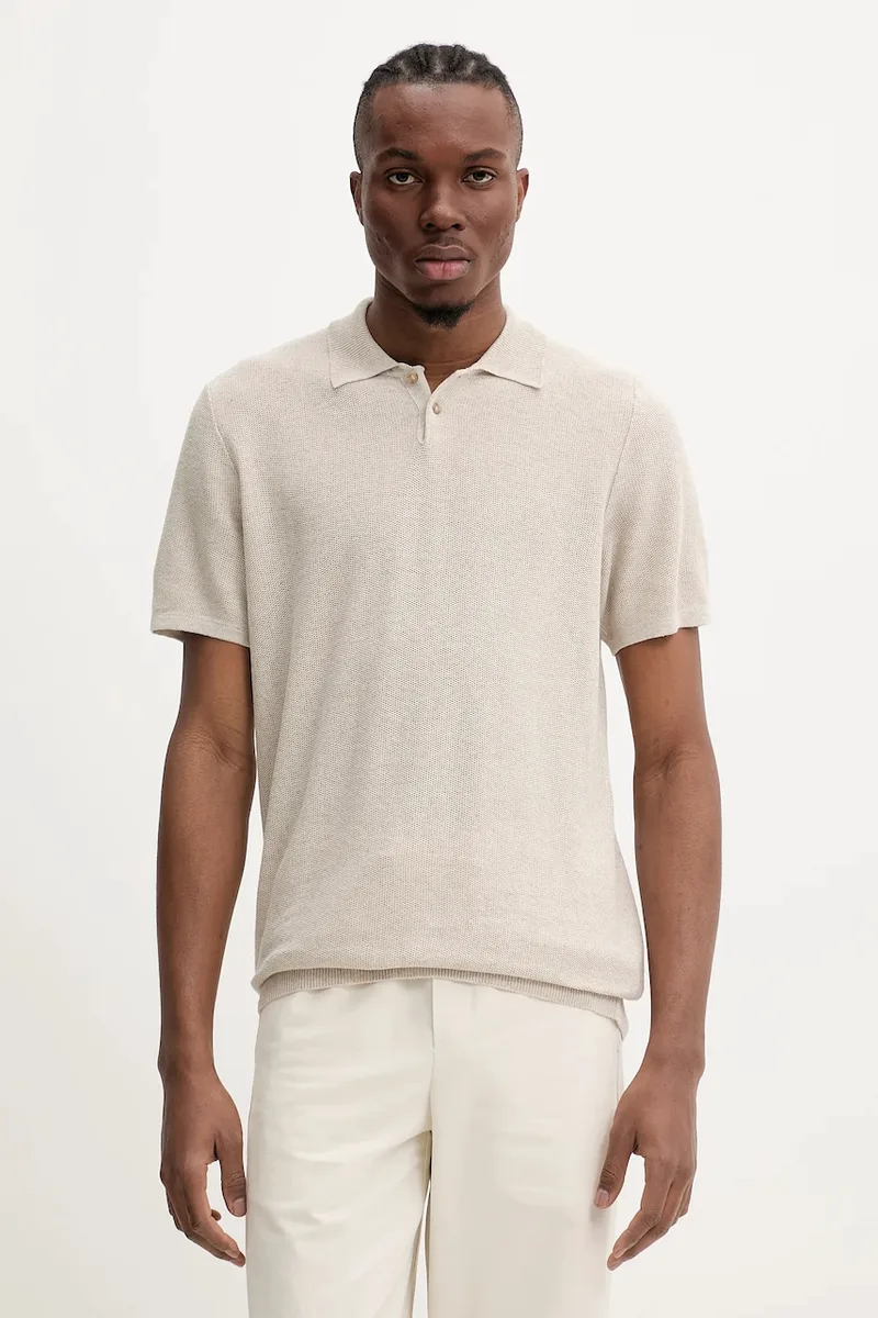 Πόλο με μείγμα με λινό A.P.C. polo jay