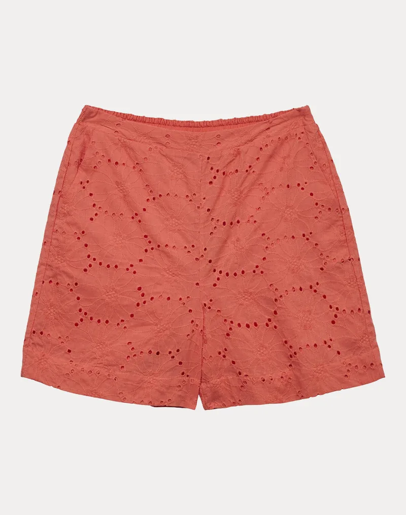 VERO MODA VMHAY NEW SHORTS WVN 10324270-Dubarry OrangeRed