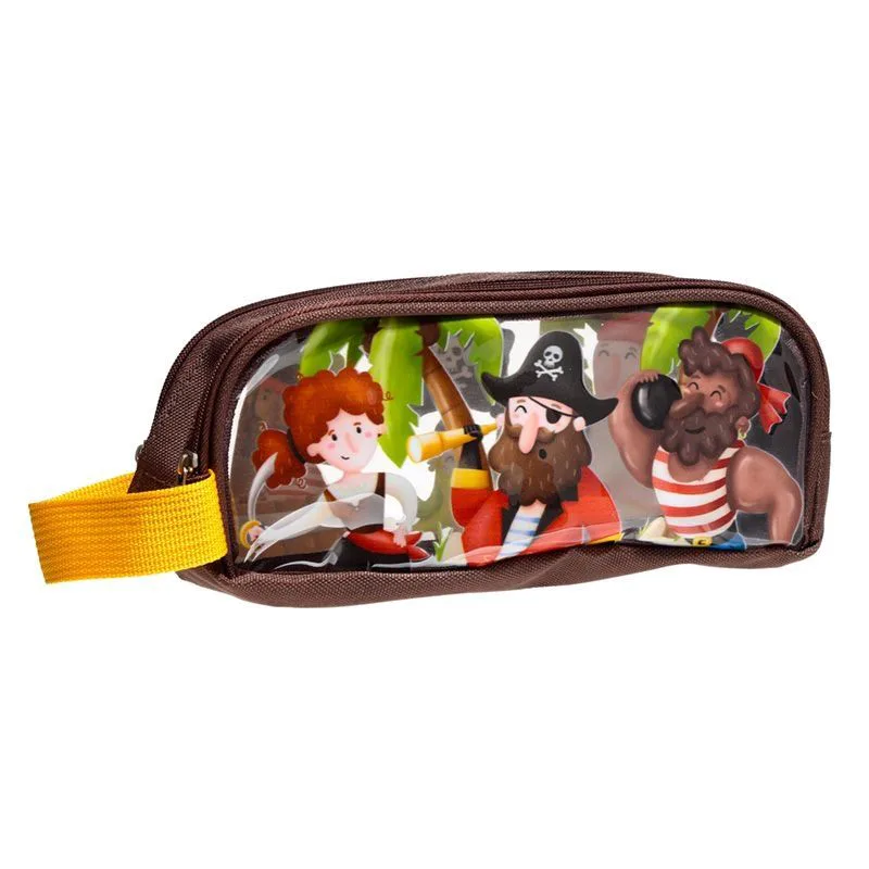 Κασετίνα οβάλ Puckator - Jolly Rogers Pirates