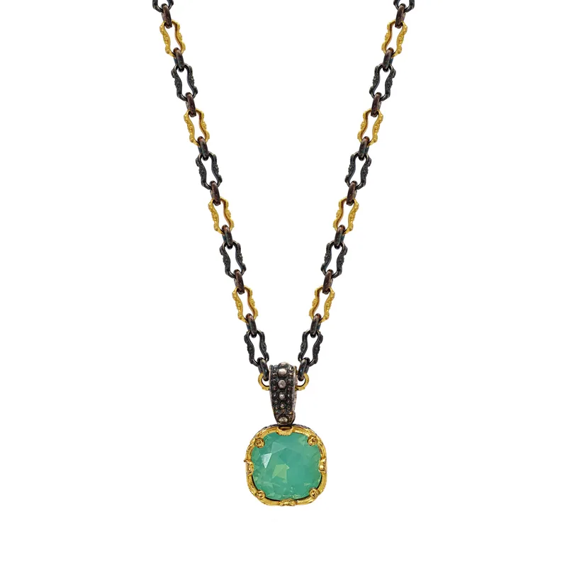 DIMITRIOS Γυναικείο Ασημένιο Κολιέ με Κρύσταλλα Swarovski M211G