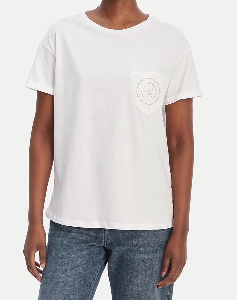 LIU JO WHITE_WA6J19_T-SHIRT MODA M/C ΜΠΛΟΥΖΑ ΓΥΝΑΙΚΕΙΟ WA6372JS923-P9333 White