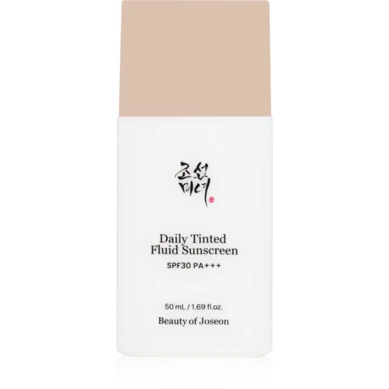 Beauty of Joseon Daily Tinted Fluid Sunscreen ελαφρύ προστατευτικό υγρό SPF 30 απόχρωση 50 ml