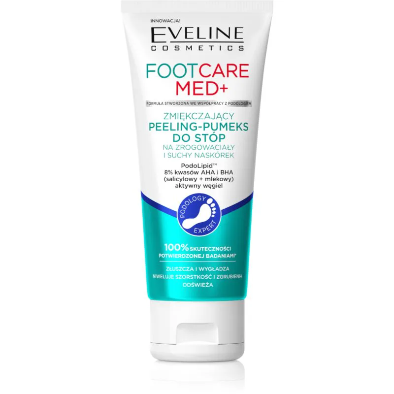 Eveline Cosmetics Foot Care Med απαλή ενυδατική απολέπιση Για τα πόδια 100 μλ