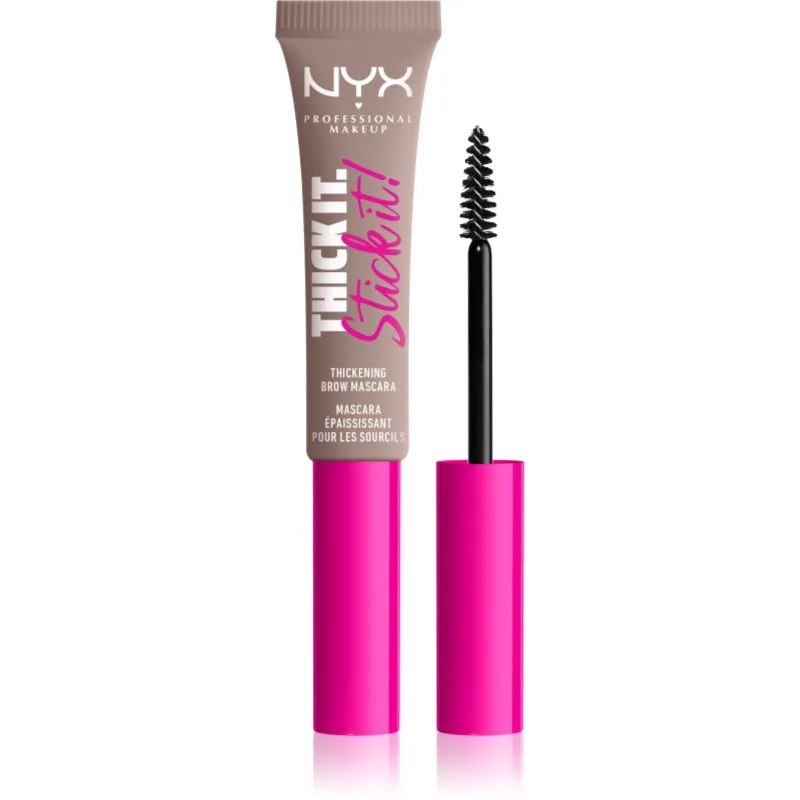 NYX Professional Makeup Thick it Stick It Brow Mascara μάσκαρα για τα φρύδια απόχρωση 02 Cool Blonde 7 ml