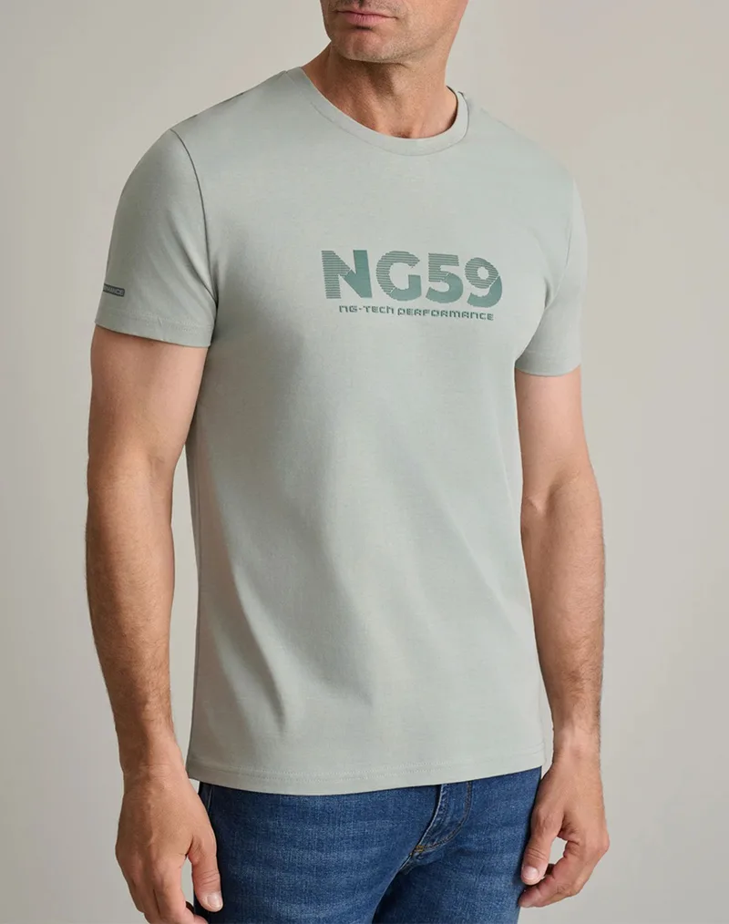 NAVY&GREEN ΜΠΛΟΥΖΑ ΛΑΙΜΟΚΟΨΗ 24TU.346/3R-ICEBERG LightGreen