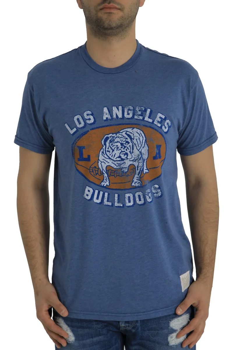 Μπλούζα Κοντομάνικη Retro Brand Los Angeles Bulldogs RB130LABD-BLUE Ανδρικό