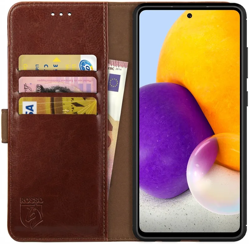 Κόκκινο Element PU Θήκη Πορτοφόλι Samsung Galaxy A72 - Brown (8719246296642)