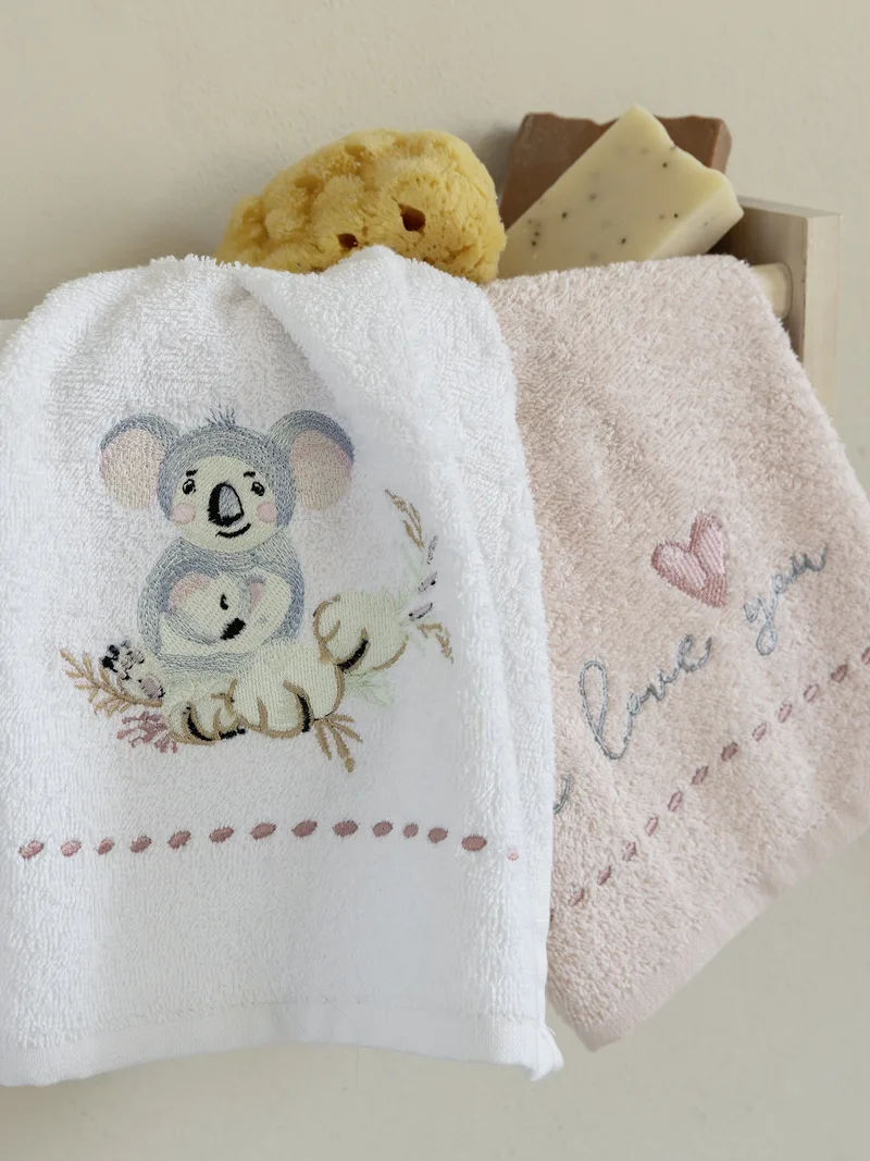 Σετ Πετσέτες 2 Τεμαχίων Nima Koala Love 30x50,30x50