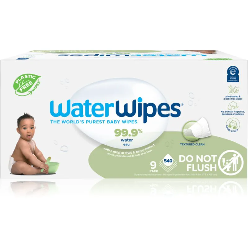 WaterWipes Baby Wipes Sopaberry 9 Pack παιδικά απαλά υγρομάντηλα 9x60 τμχ