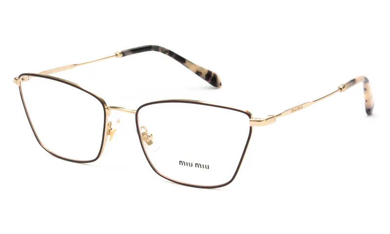 MIU MIU ΣΚΕΛΕΤΟΣ ΟΡΑΣΕΩΣ MIU MIU 52SV 09B1O1 5417 52SV Χρυσό