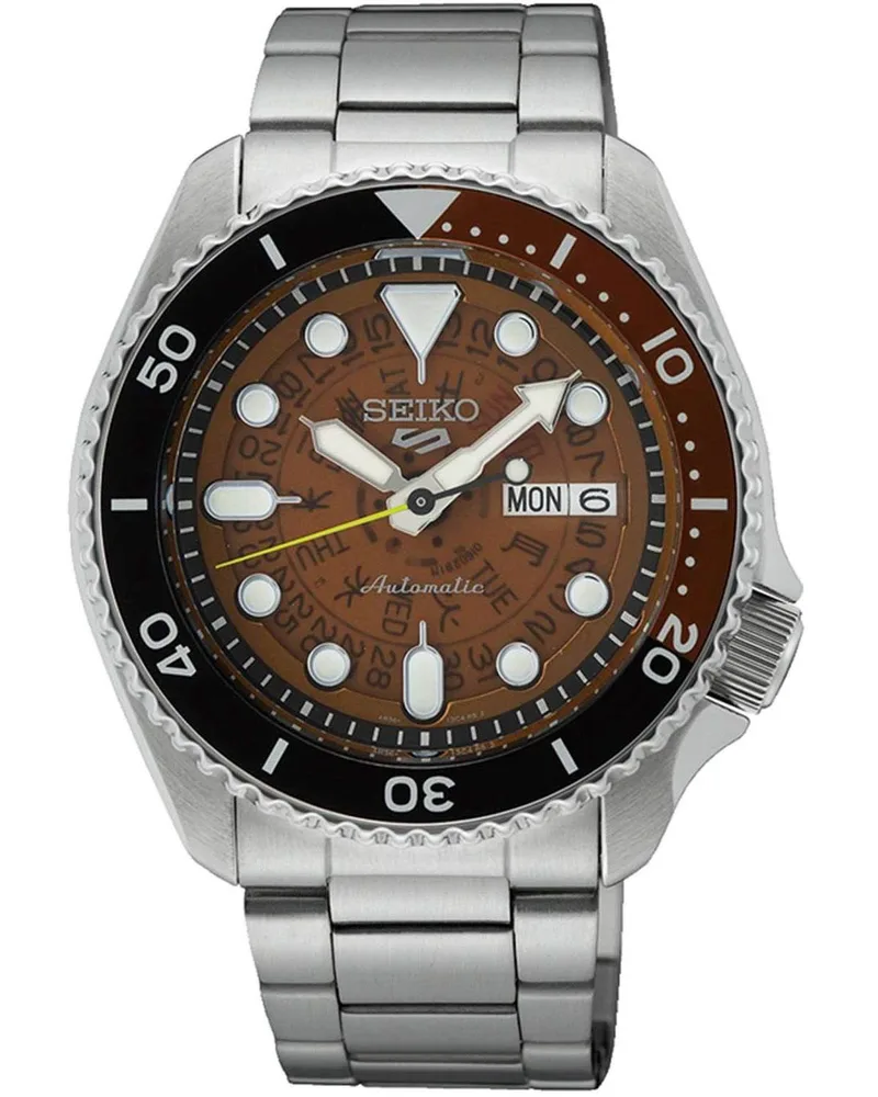 SEIKO 5 Sports SKX "Skeleton Style" Automatic - SRPJ47K1F Silver case with Stainless Steel Bracelet