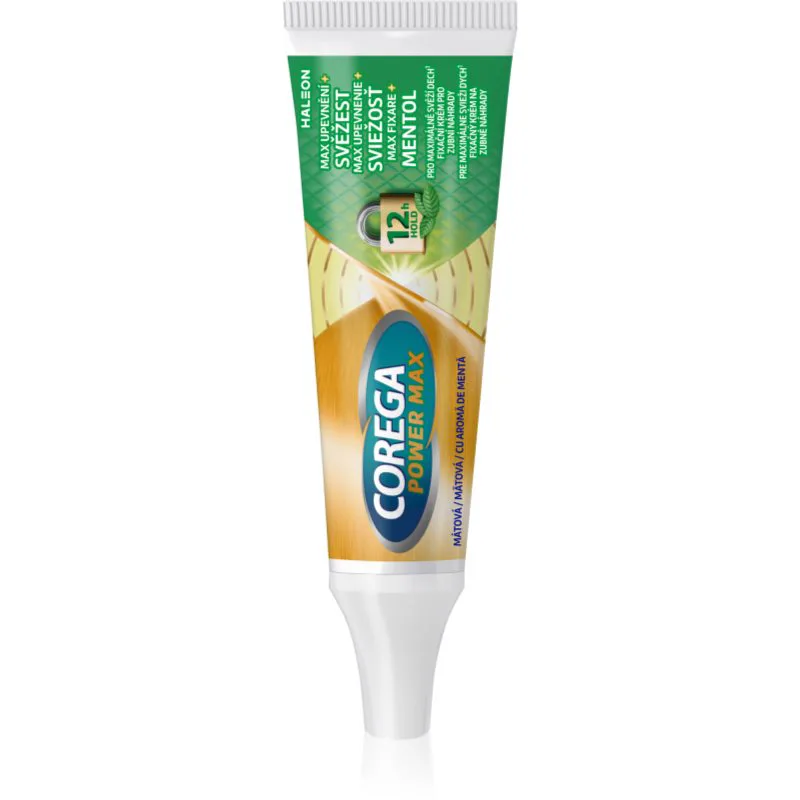 Corega Powermax Fixation Fresh σταθεροποιητικό τζελ για δόντια 40 γρ