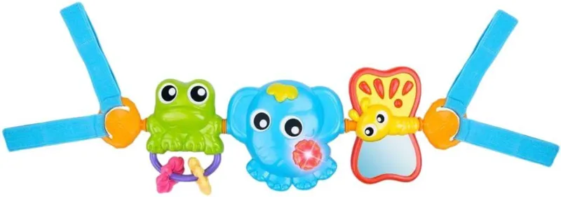 ΚΡΕΜΑΣΤΟ ΠΑΙΧΝΙΔΙ PLAYGRO TRAVEL TRIO MUSICAL PRAM TIE (NEW) 0Μ+