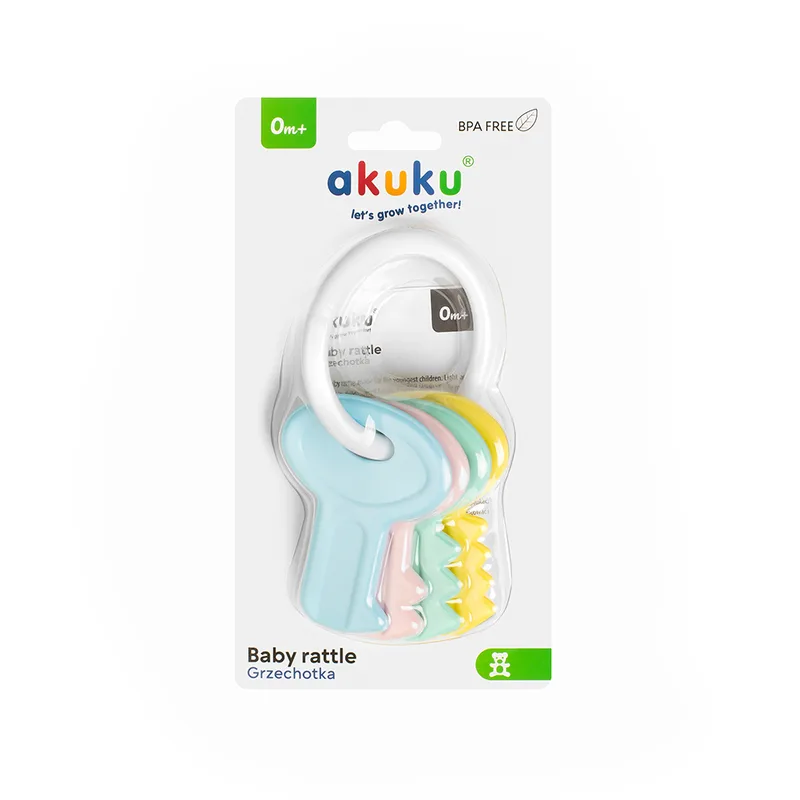 Κουδουνίστρα Πολύχρωμα Κλειδιά akuku A0680 - akuku - A0680