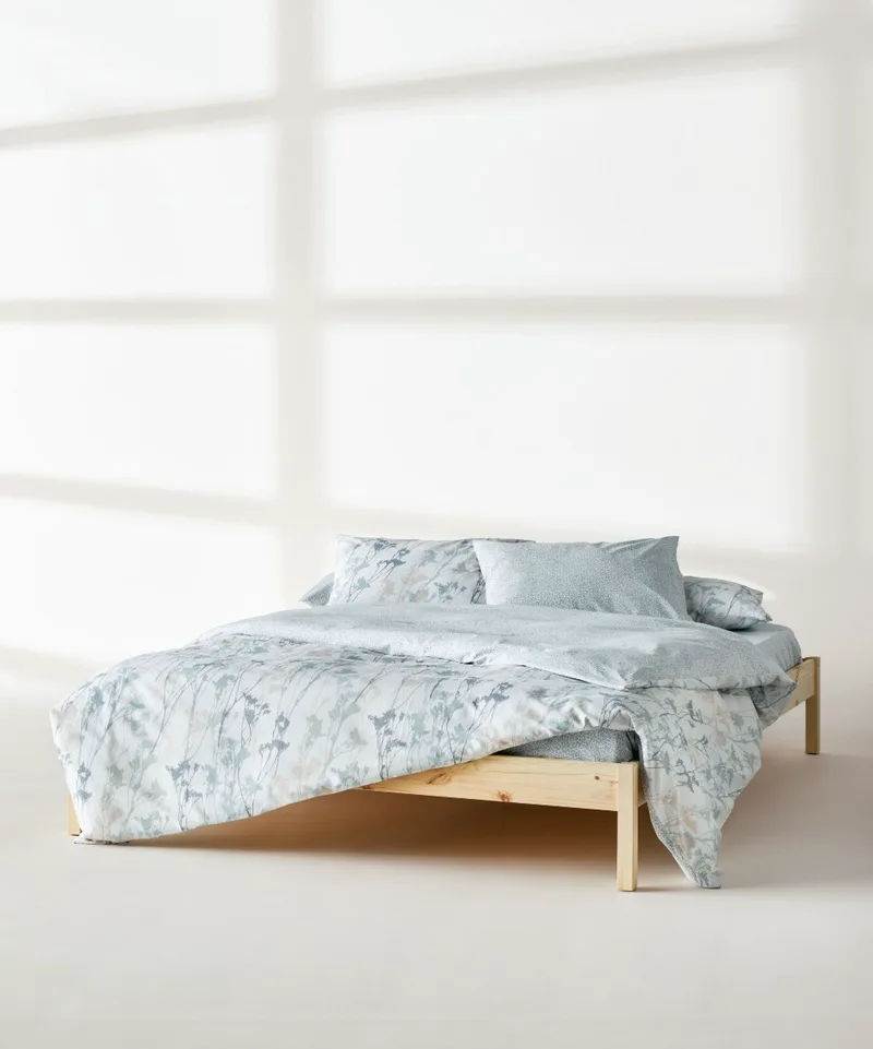 Σετ Σεντόνια Ημίδιπλα 3 Τεμαχίων Kentia Breza 33 Blue Grey- Mint Green- Dusty Ροζ 190x270
