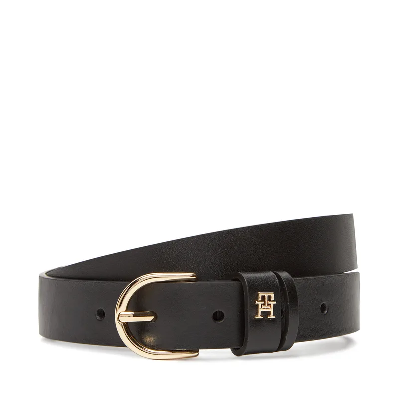Ζώνη Γυναικεία Tommy Hilfiger Essential Effortless 2.5 Go AW0AW16836 Μαύρο