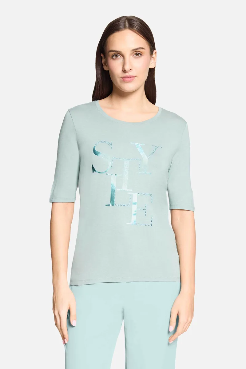 Betty Barclay γυναικείο T-shirt με print - 2746/2063 Βεραμάν Ανοιχτό