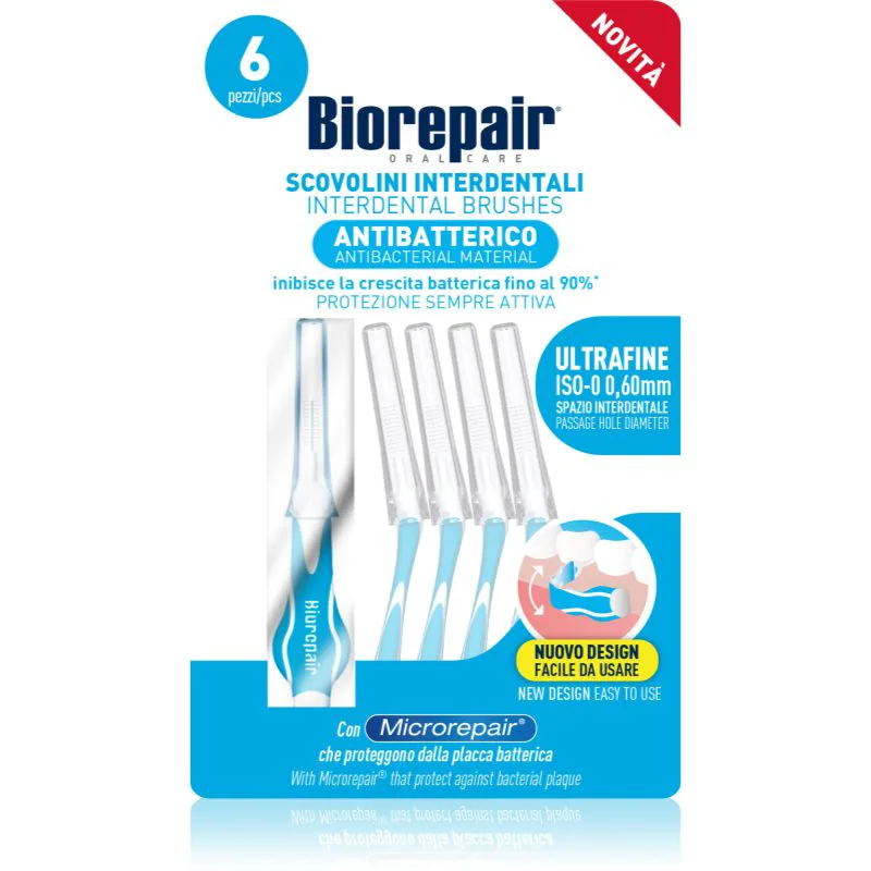 Biorepair Ultra Fine μεσοδόντια βουρτσάκια 0,60 mm 6 τμχ